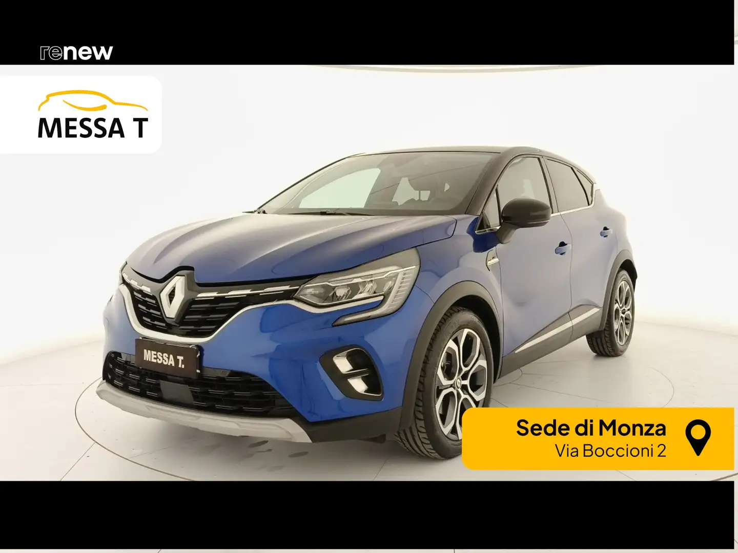 Renault Captur 1.6 E-Tech hybrid Techno Fast Track 145cv auto Blau - 1