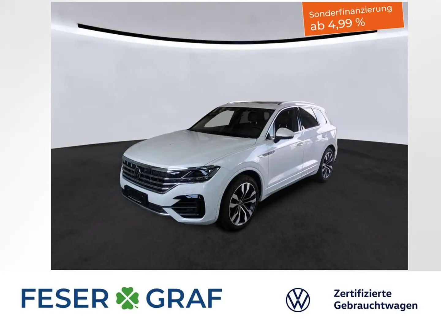 Volkswagen Touareg R-Line 3.0 TSI 8-Gang Aut. AHK STANDHEIZUNG Weiß - 1