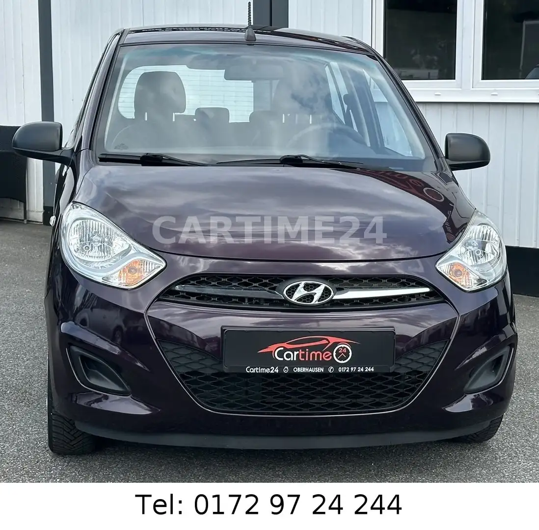 Hyundai i10 Lim 1.1 5 Star Edition*SCHECKHEFT*TÜV NEU* Paars - 1