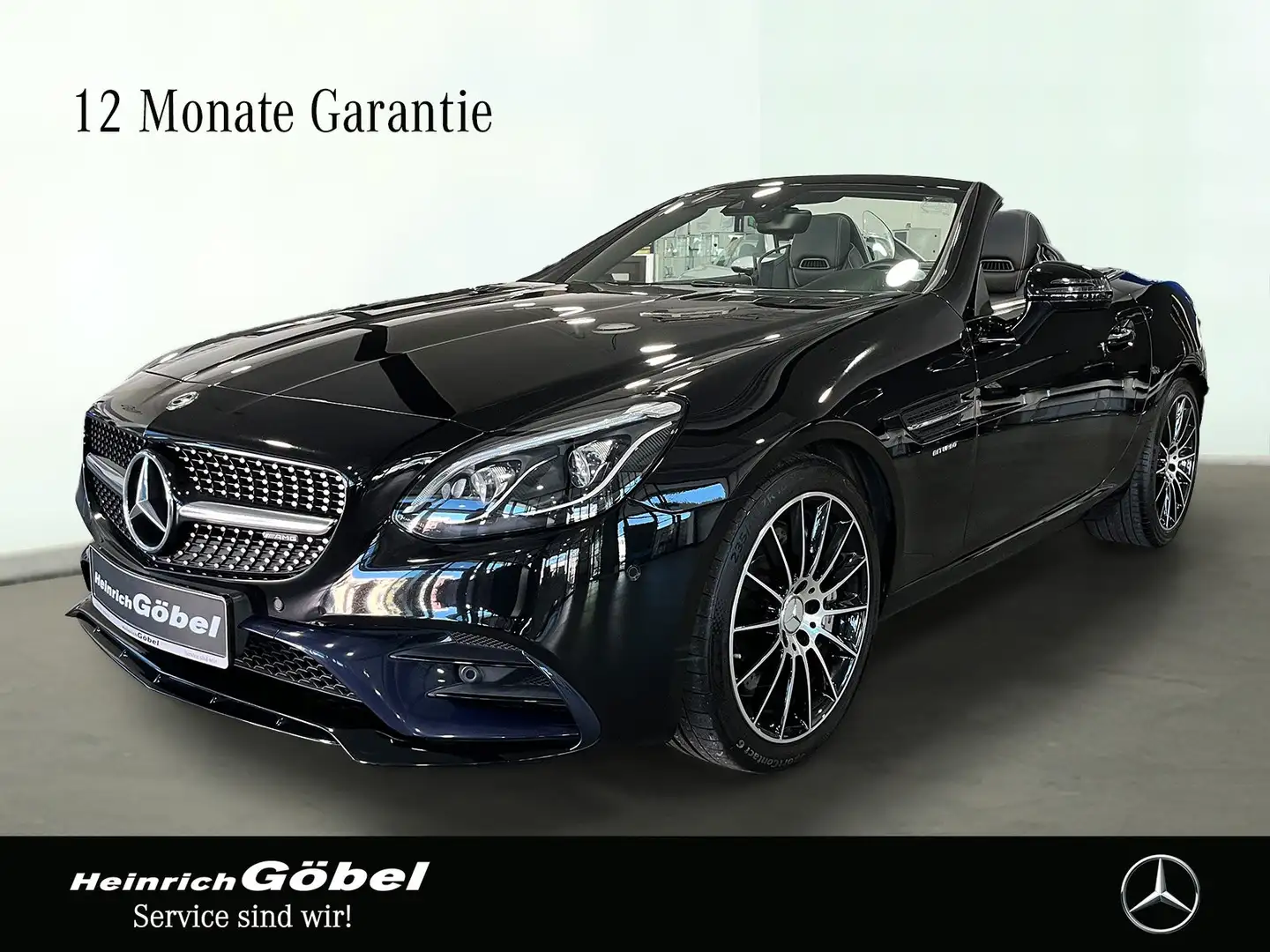 Mercedes-Benz SLC 43 AMG 1.HD+NIGHT-P.+CARBON+ILS+H&K+CARPLAY Schwarz - 1