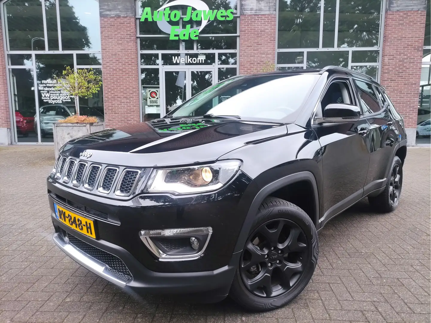 Jeep Compass 1.4 MultiAir Opening Edition 4x4 170PK Afn.trekhaa Noir - 1