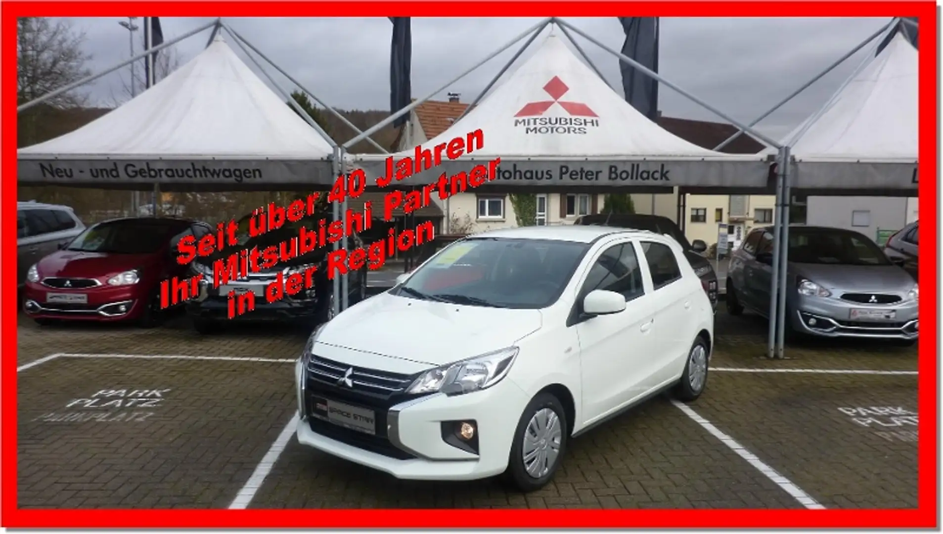 Mitsubishi Space Star 1,2 Select ab 139.-/Monat Weiß - 1