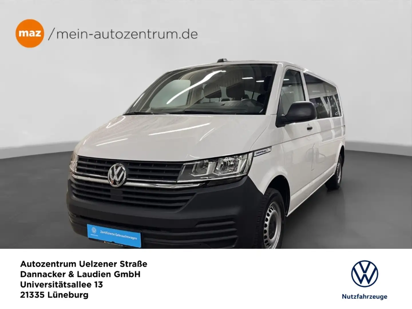 Volkswagen T6.1 Caravelle 2.0 TDI LR 9-Sitze Kamera App-Connect Klima Comp.C Weiß - 1
