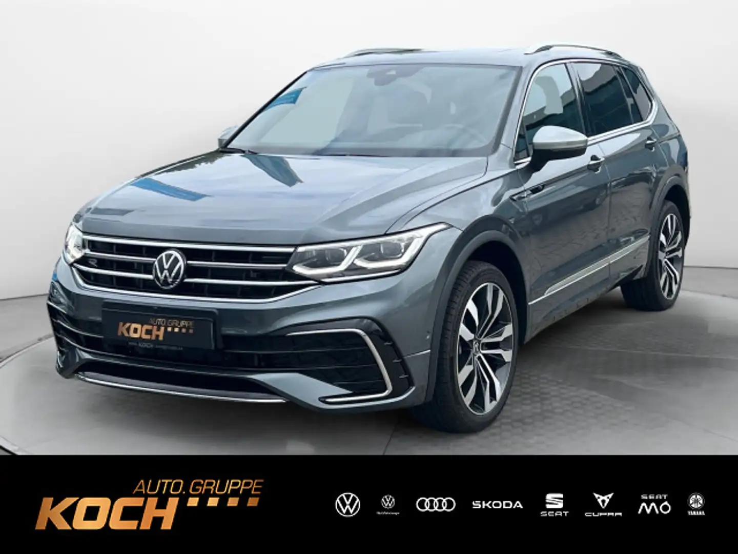 Volkswagen Tiguan Allspace 2.0TDI R-Line DSG 7-Sitzer Leder Green - 1