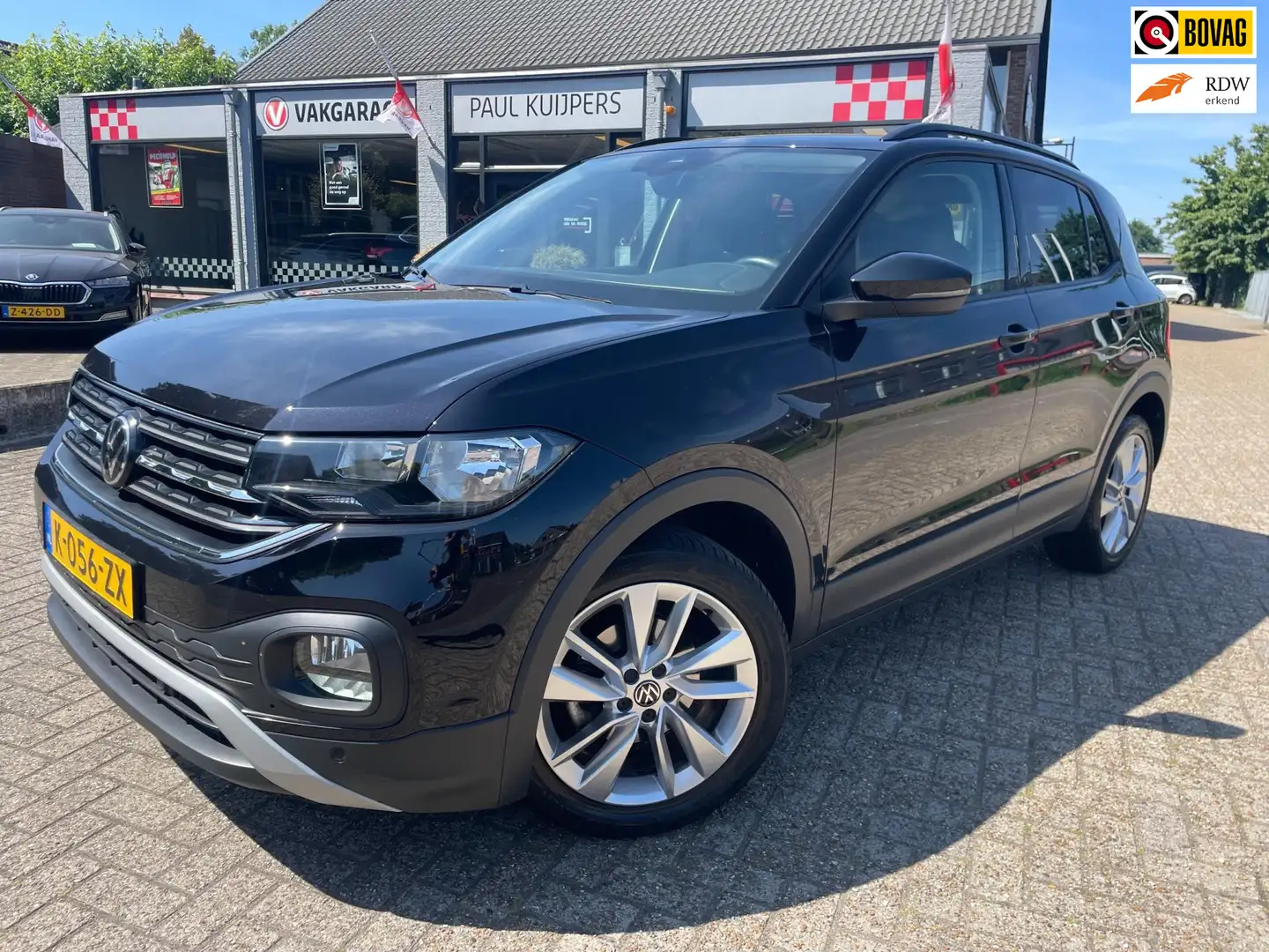 Volkswagen T-Cross 1.0 TSI 110 DSG automaat *navi + Apple/AndroidCarP Zwart - 1