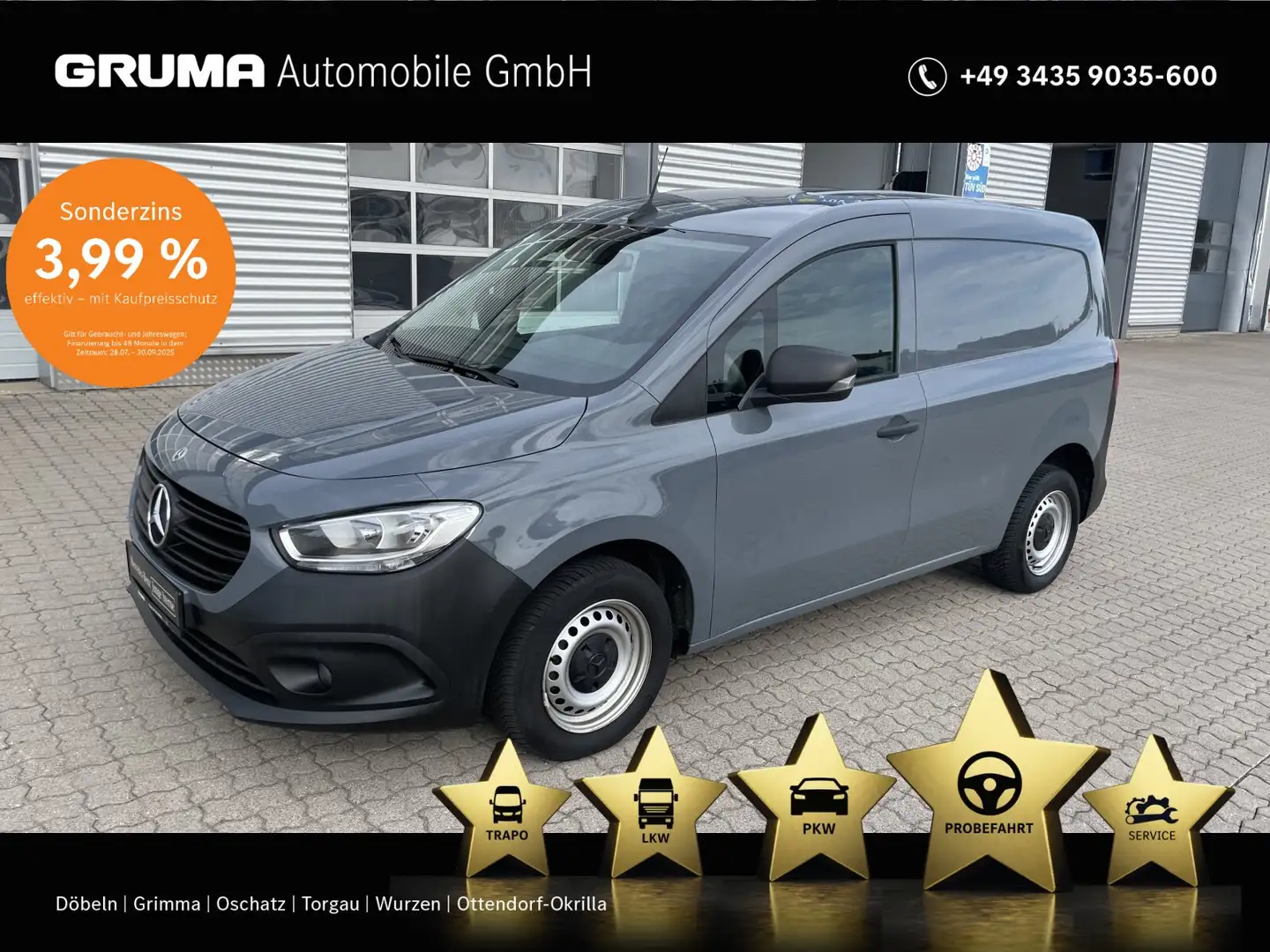 Mercedes-Benz Citan Citan 110 Kasten RADIO+KLIMA+DUCHLADE+AHK+TOP!! Grau - 1