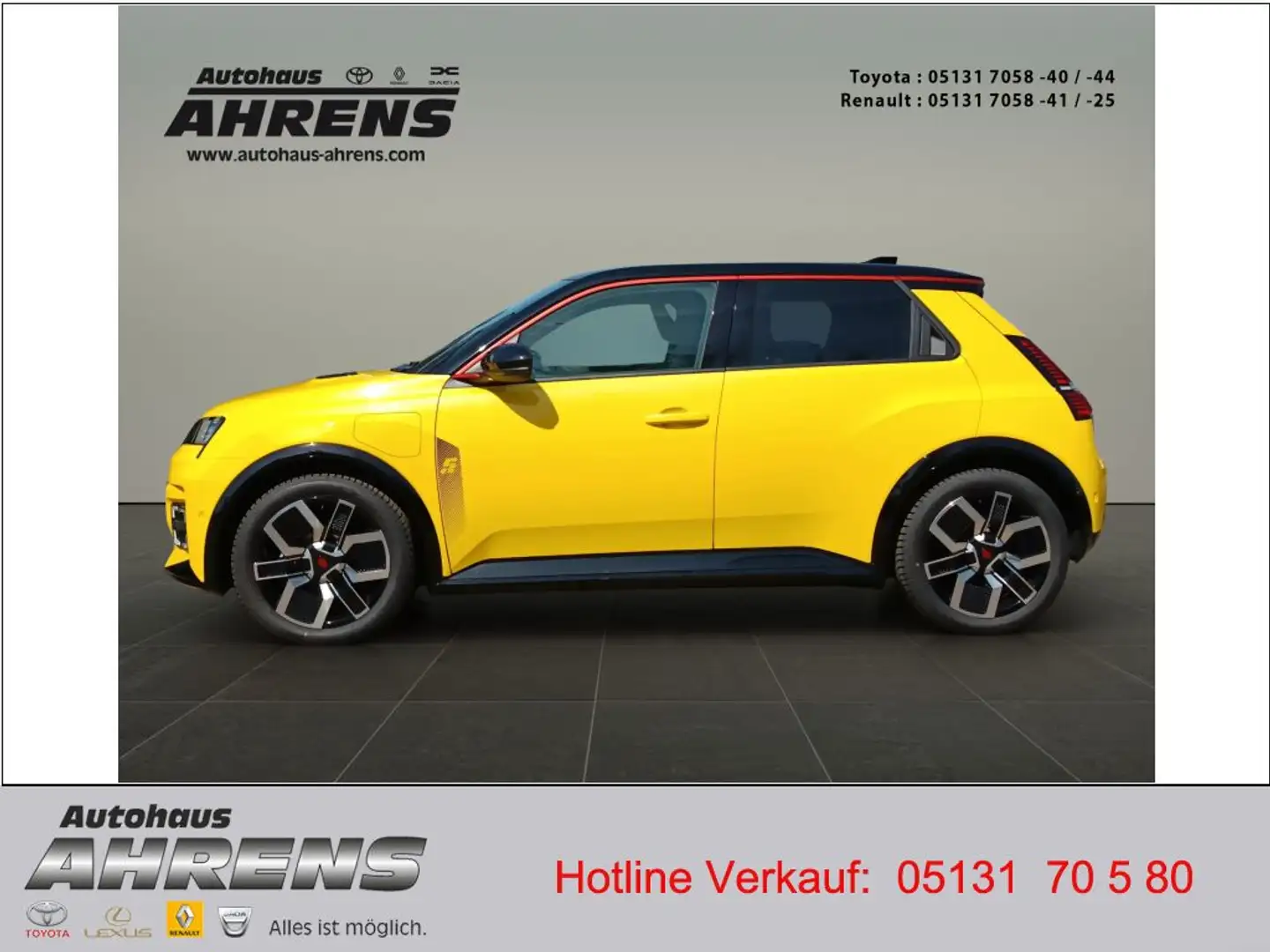 Renault R 5 E-Tech Iconic Five 150 Comfort Range Gelb - 2