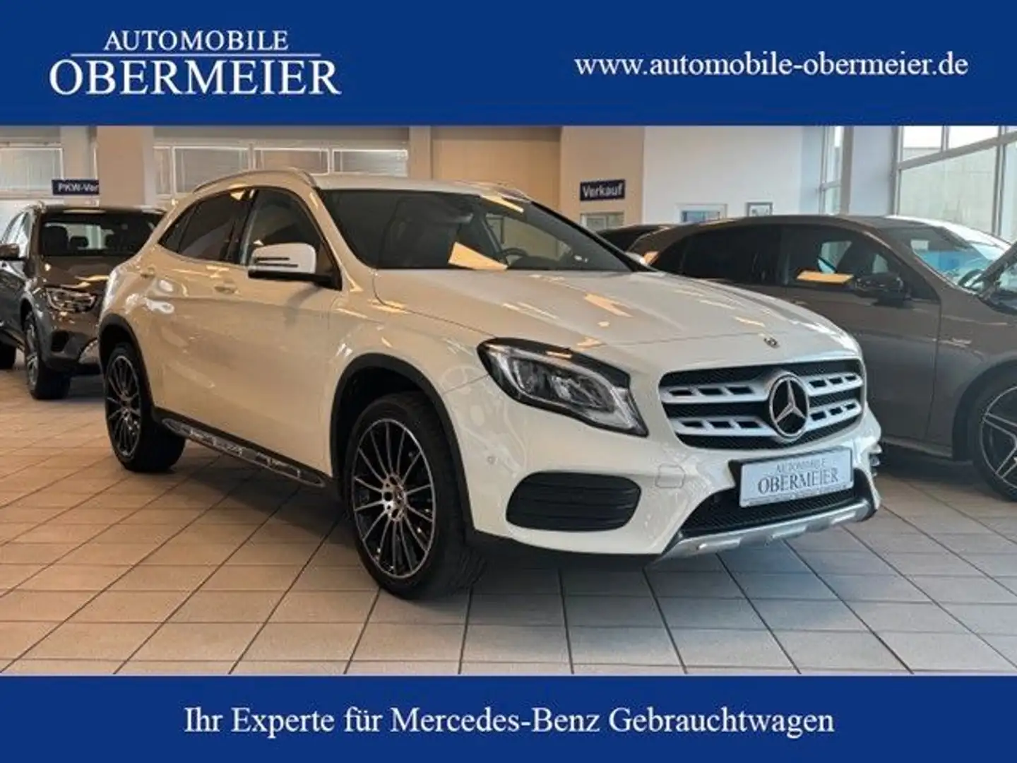 Mercedes-Benz GLA 200 AMG/White Art 7G-DCT LED SHZ Navi Rü-Ka Blanc - 1