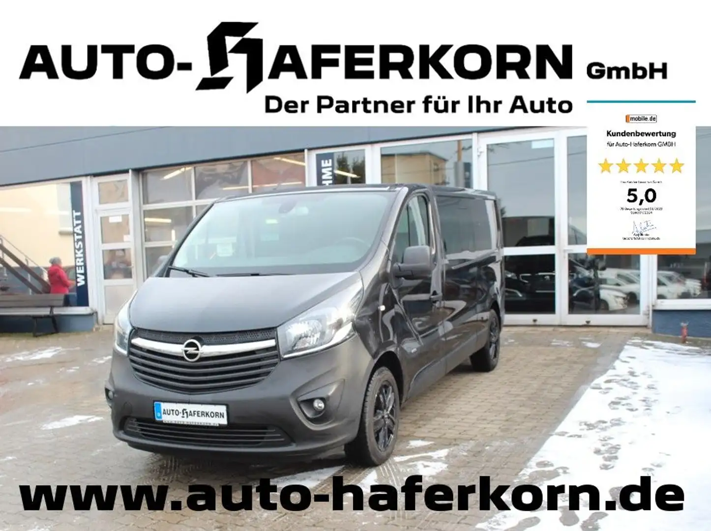 Opel Vivaro B L2H1 2,9t Doppelkabine*STANDHZG*SZHZG Černá - 1