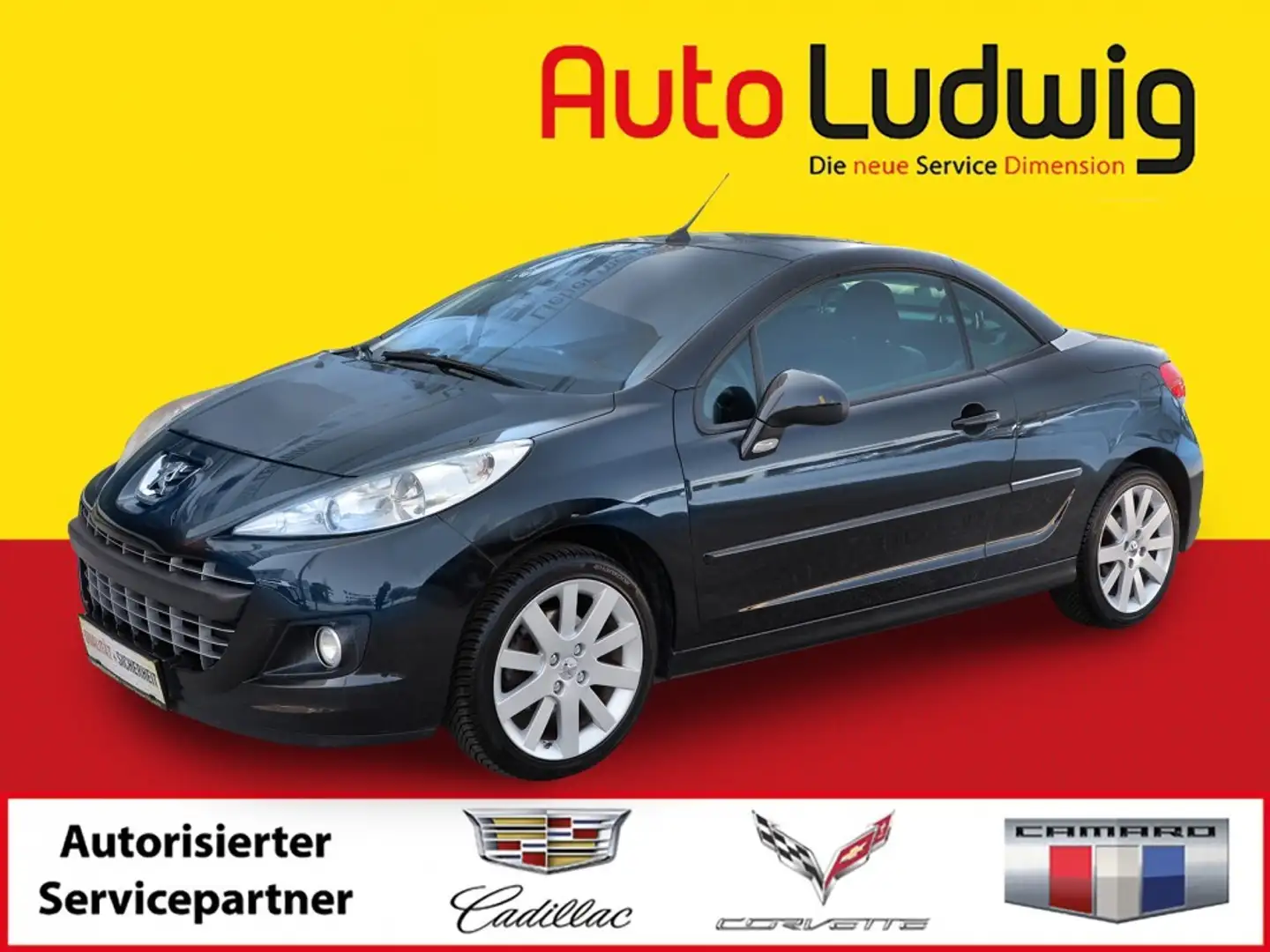 Peugeot 207 CC Active 1,6 VTi 16V*PDC*TEMPOMAT*SPORTSITZE* Noir - 1