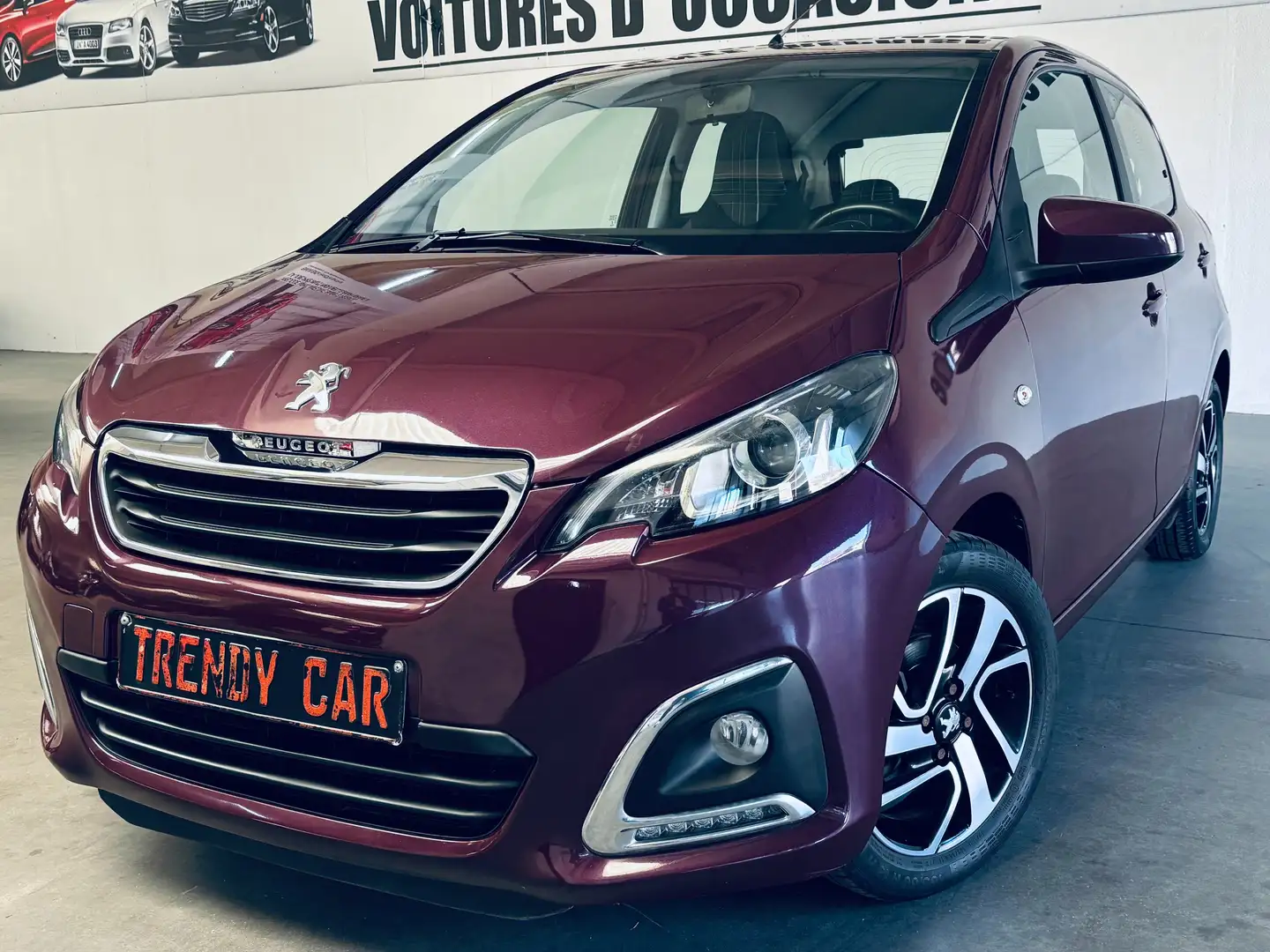 Peugeot 108 1.2 PureTech Active+NAVI+CLIM+CAMERA+CARNET Fialová - 1