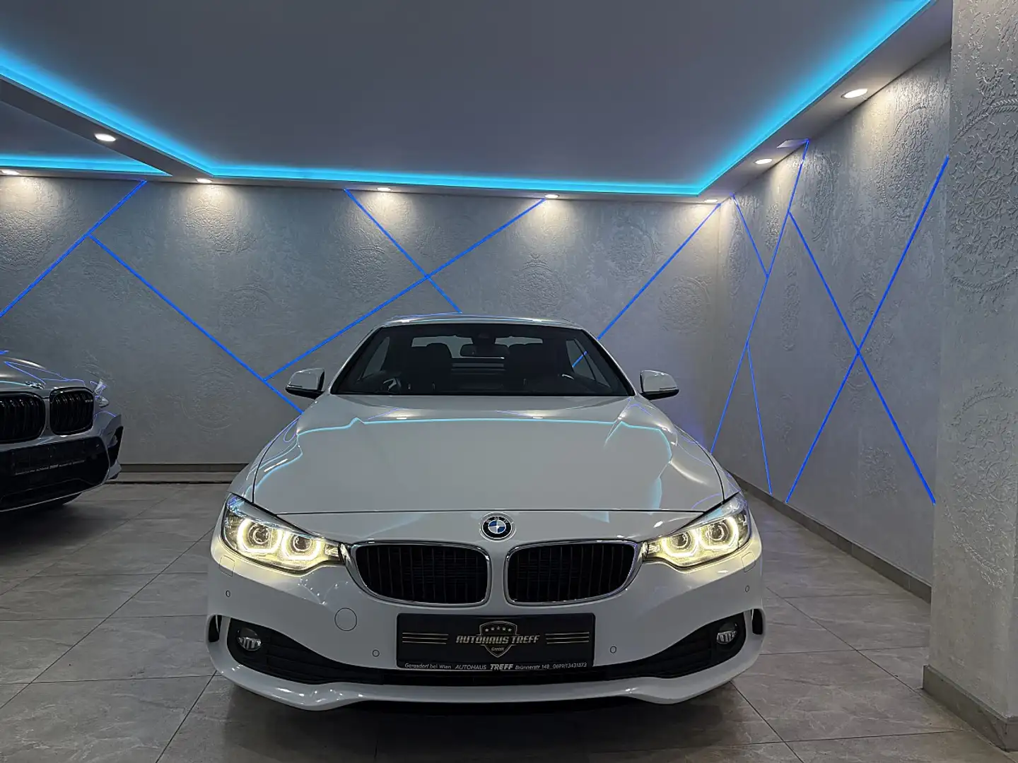 BMW 420 d Cabrio Aut.*HARMAN-KARDON*LED*NAVI* Weiß - 2