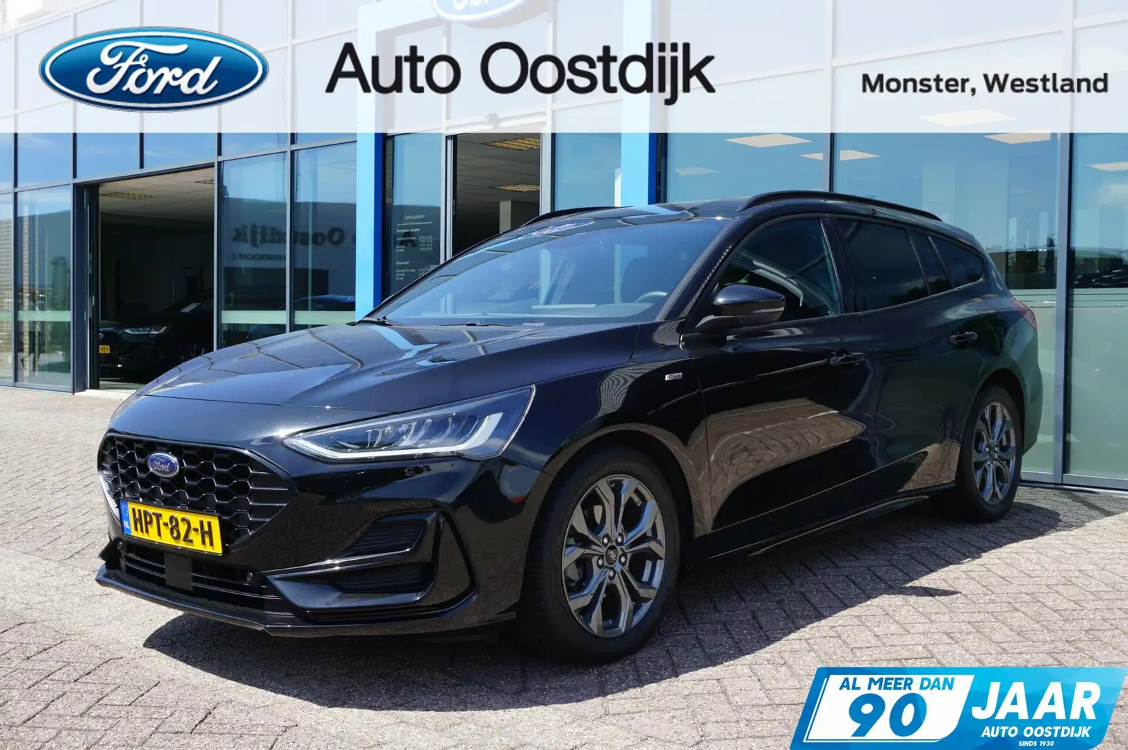 Ford Focus Wagon 1.0 EcoBoost Hybrid ST Line 125PK Automaat W Zwart - 1