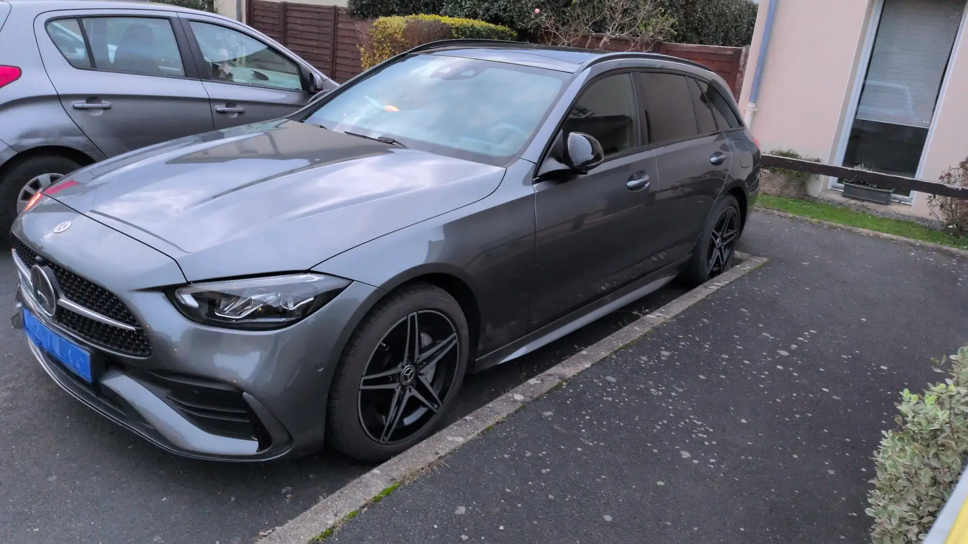 Mercedes-Benz C 300 Classe C Break 300 de 9G-Tronic e-Hybrid EQ AMG Line Gris - 2