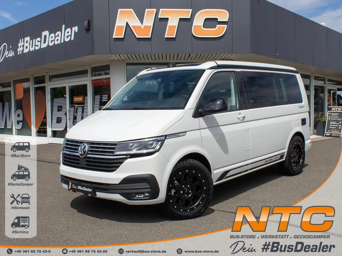 Volkswagen T6.1 California OCEAN Edition DSG 4MOTION*VB Air Luft* Fehér - 1