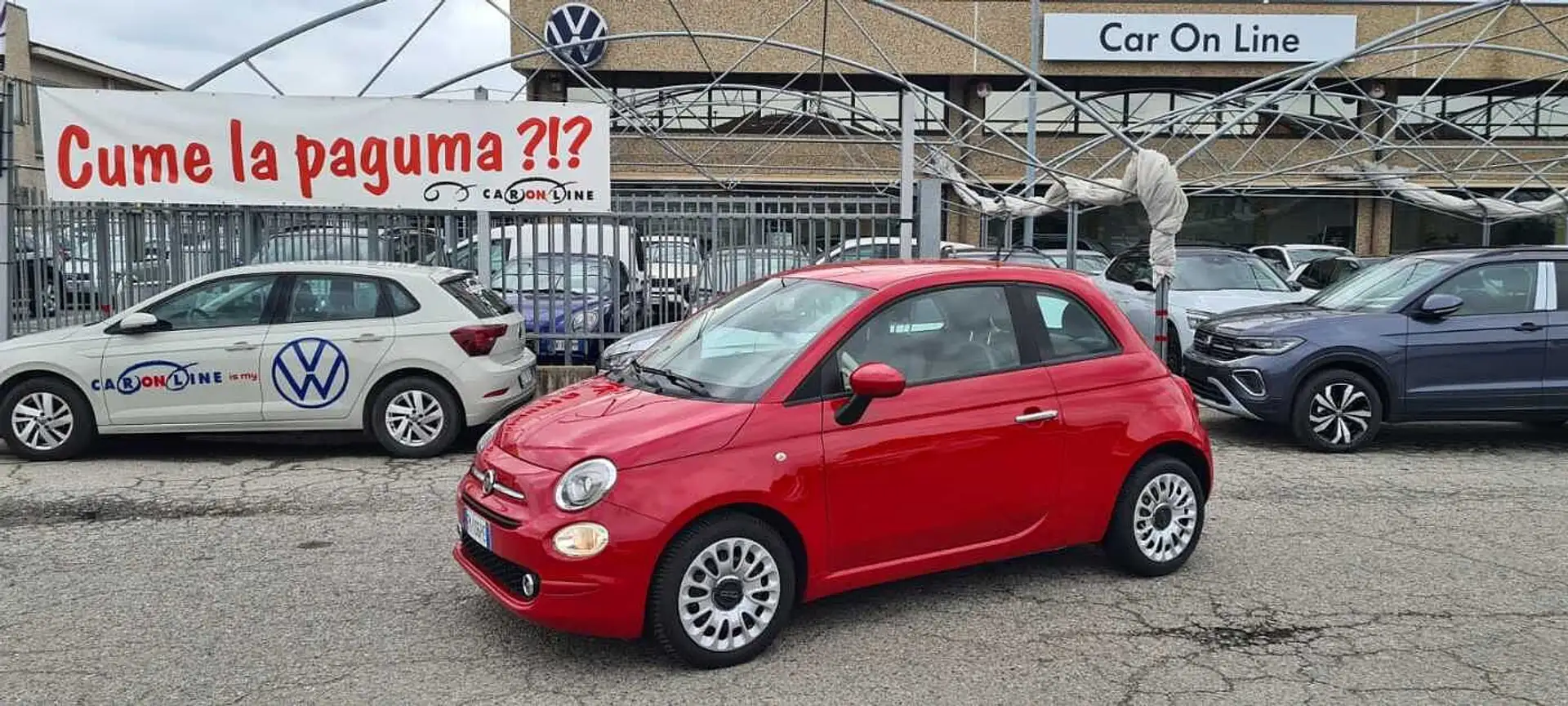 Fiat 500 1.3 Multijet 95 CV Pop 'NO VINCOLI FINANZIARI' Rosso - 1
