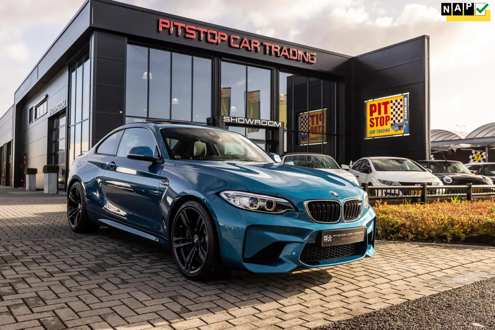 BMW M2 2-serie Coupé DCT, 370 PK, Schuifdak, non-OPF, 1A Blauw - 1