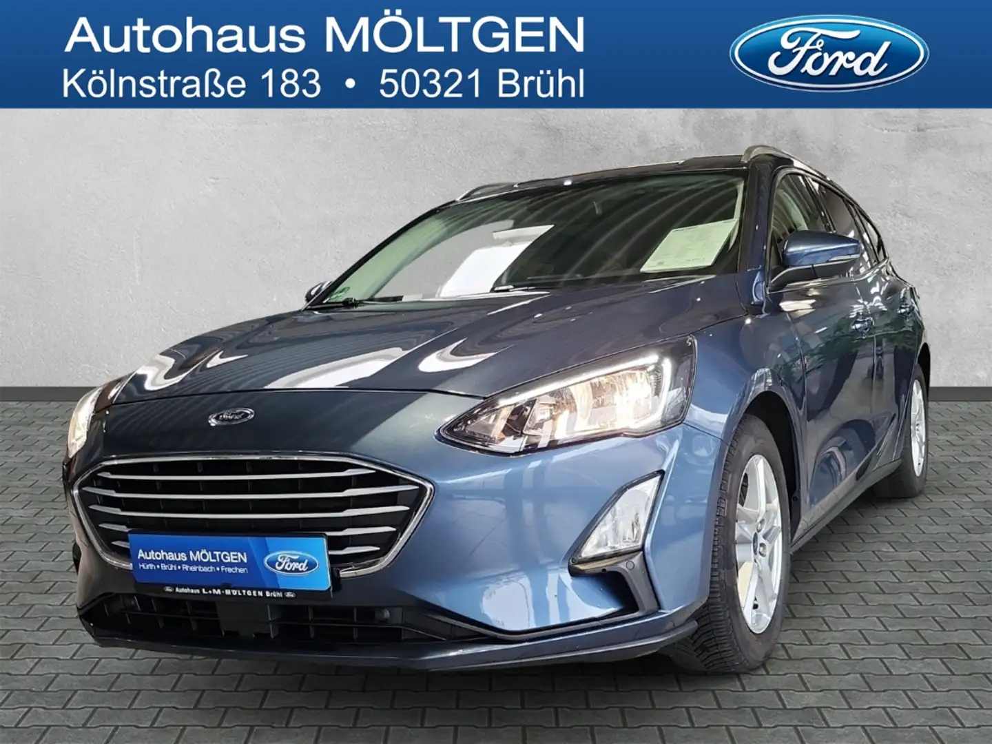 Ford Focus Turnier Cool&Connect AHK-klappbar-Navi-Klimaautoma Blau - 1