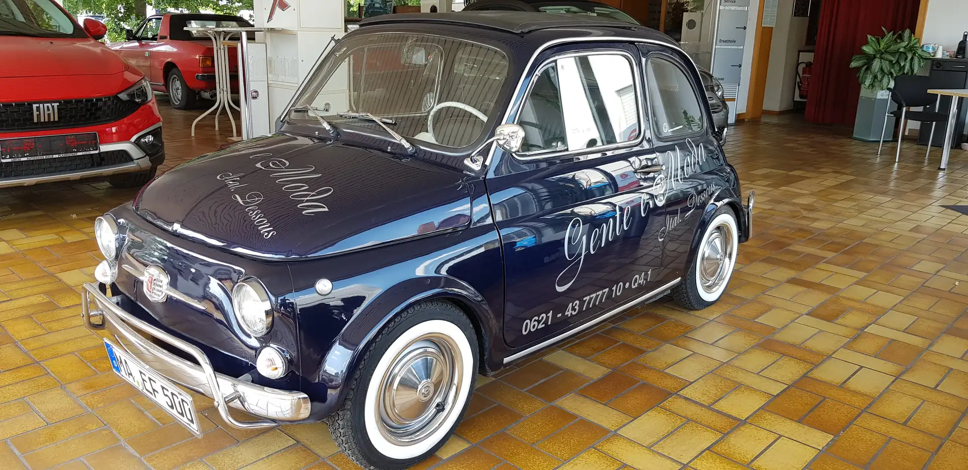Fiat 500 110F Синий - 1