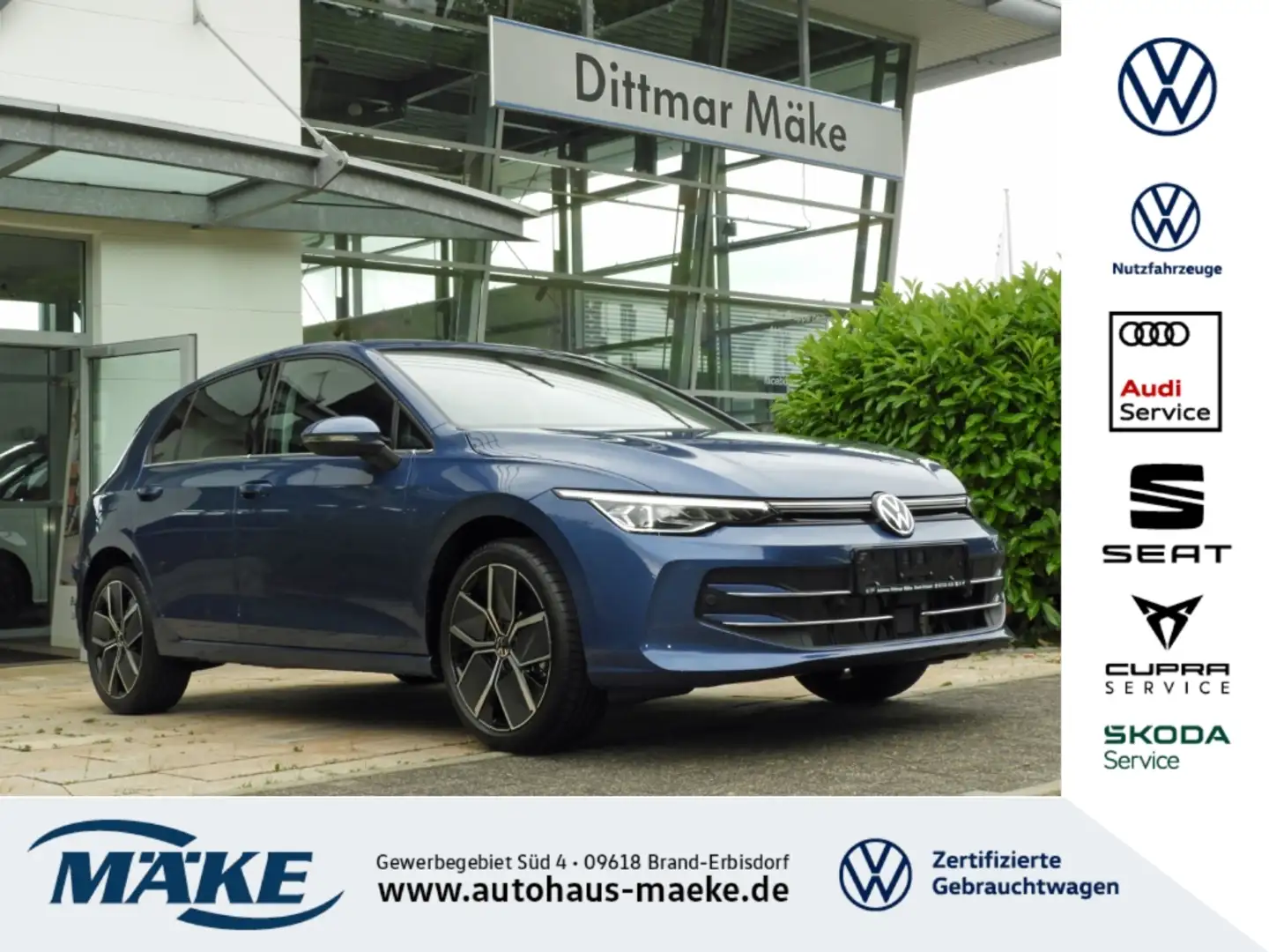 Volkswagen Golf Style 1.5 TSI 18'' ACC IQ.L RFK NAV PDC ERGO Blau - 1