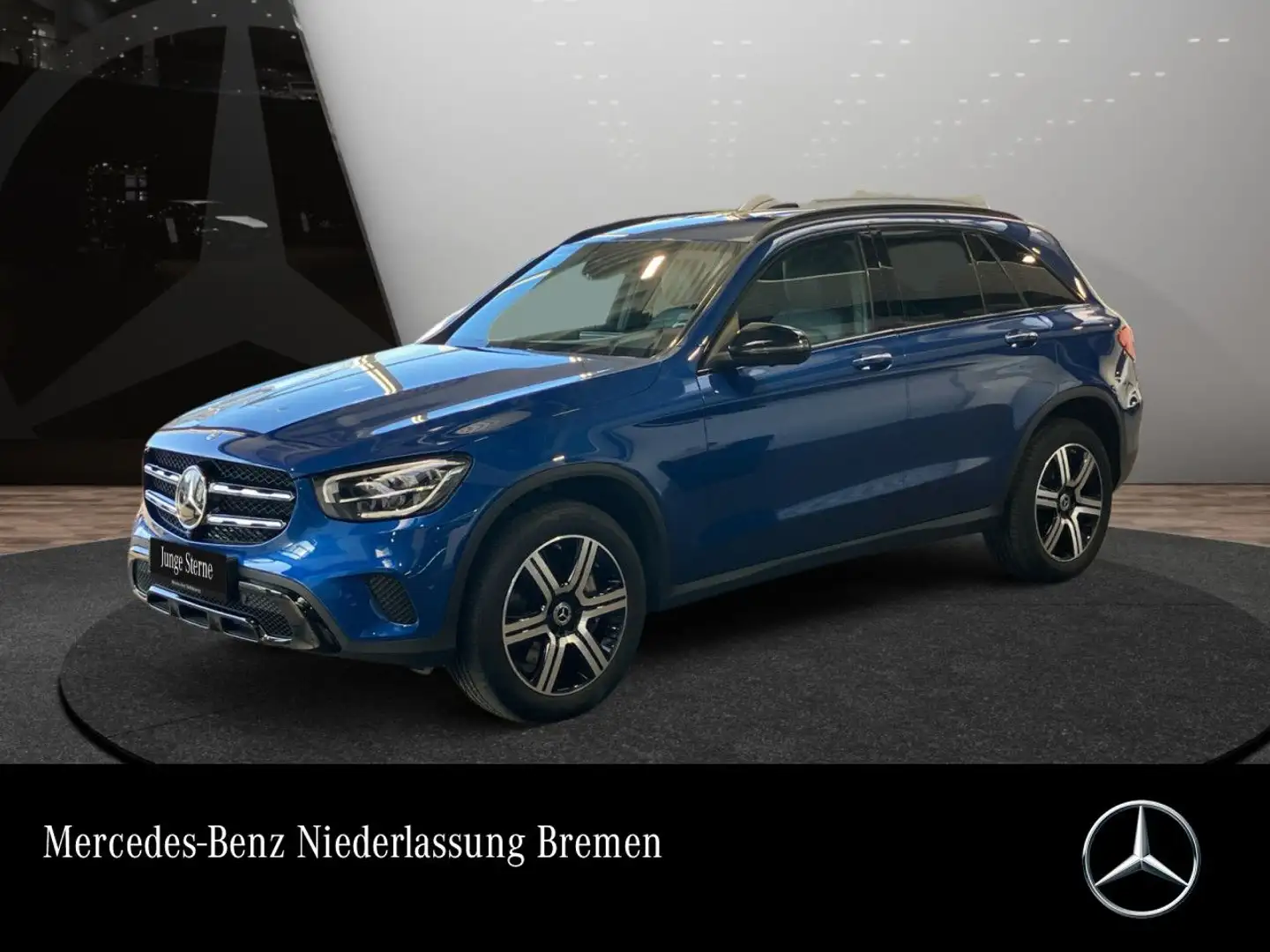Mercedes-Benz GLC 400 d 4M NIGHT+360+AHK+LED+STHZG+FAHRASS+HUD Bleu - 1