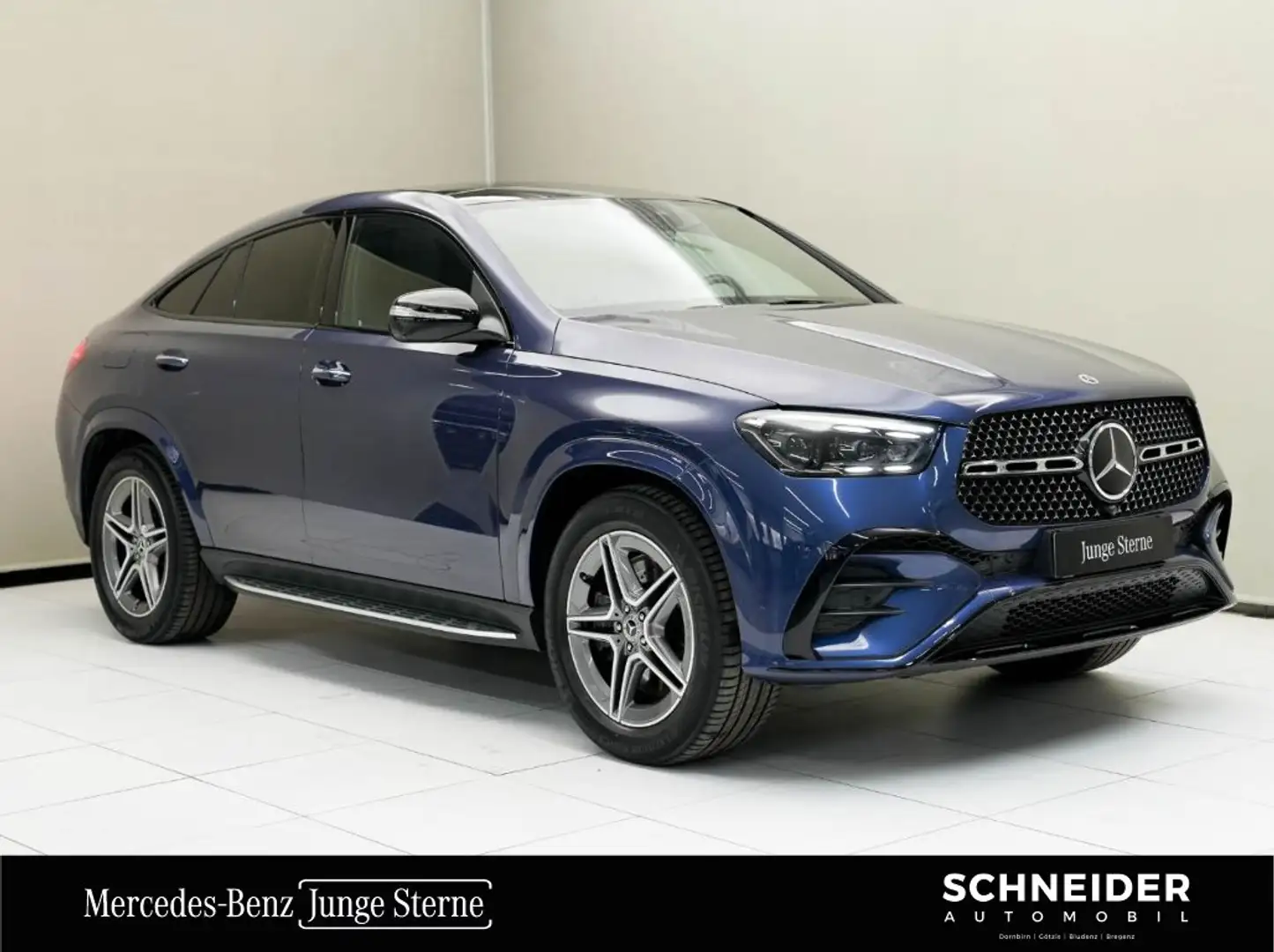 Mercedes-Benz GLE 350 de 4MATIC Coupé W-Paket Night LM Luft Blau - 1