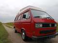 Volkswagen T3 Kombi VW T3 Original Münnich Camper Czerwony - thumbnail 8