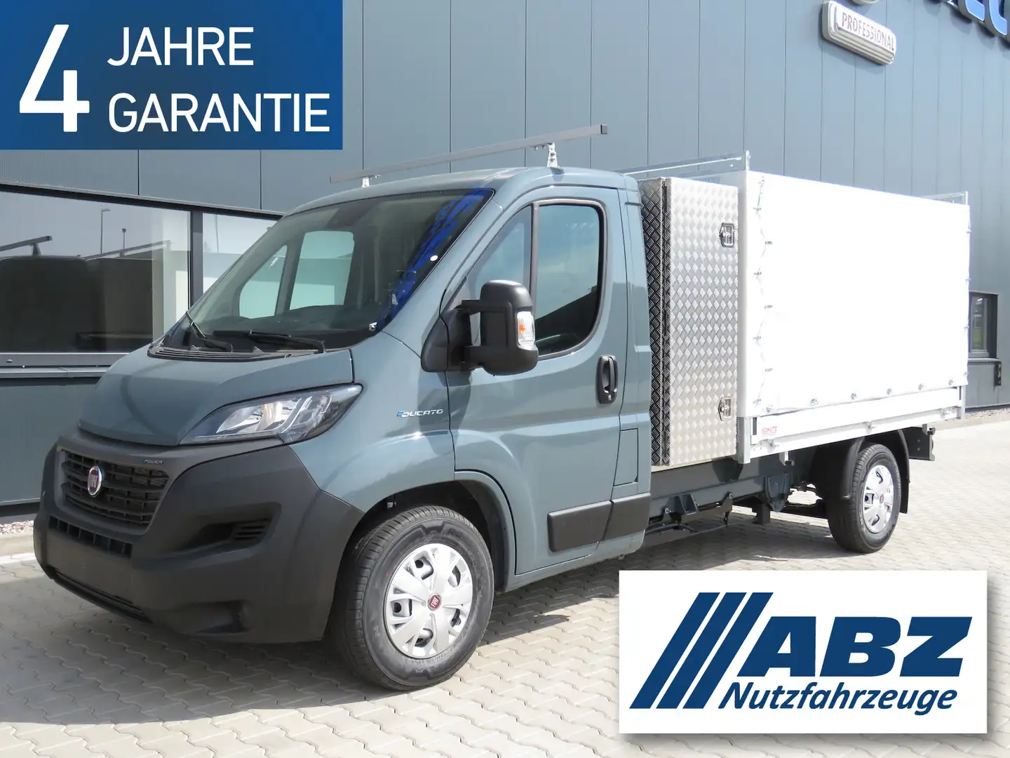 Fiat Ducato Pritsche + Plane + Materialbox Grigio - 1