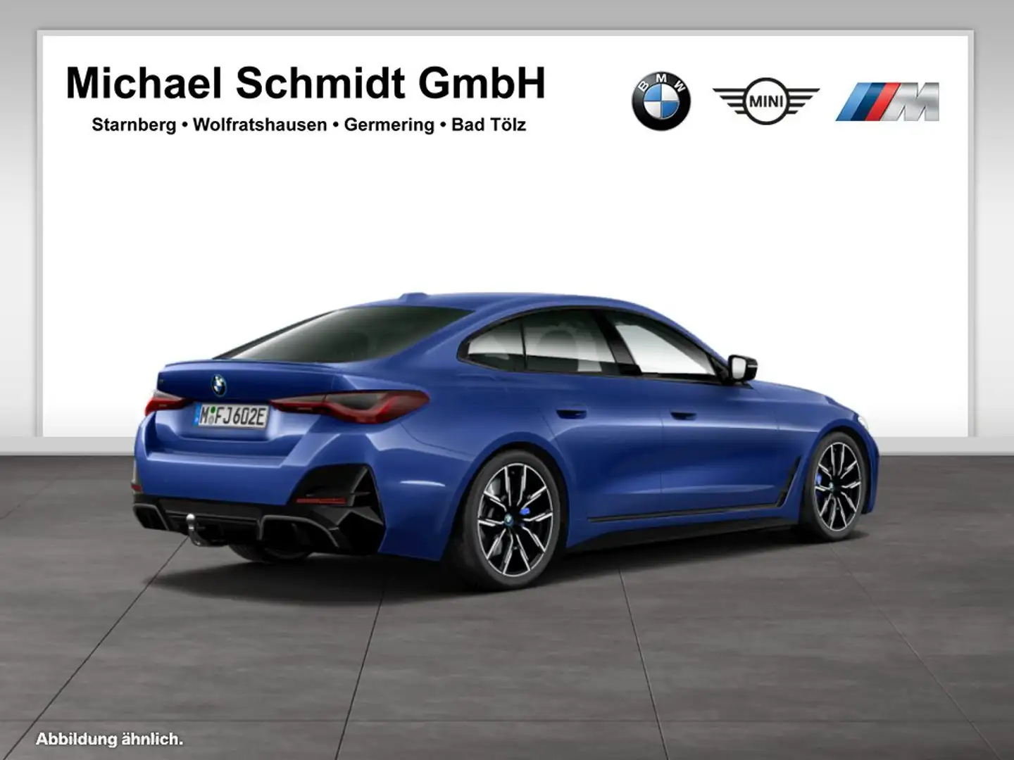 BMW i4 M50 493€ netto Gran Coupé*LC Prof*H/K*Laser*AHK*Ke Blau - 2