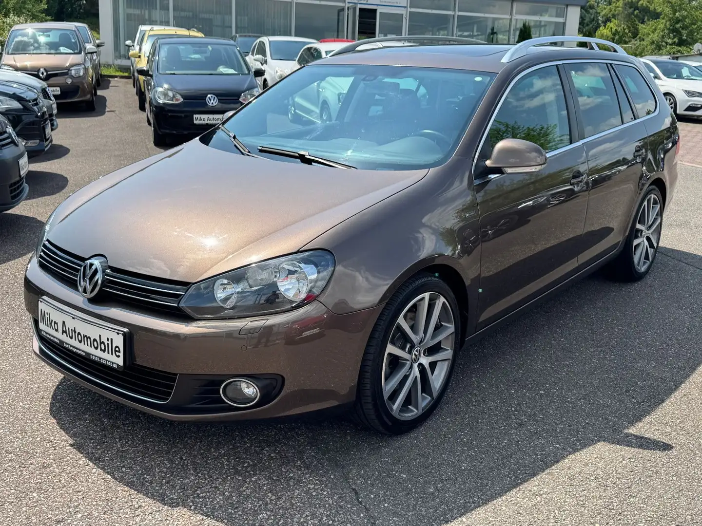 Volkswagen Golf VI Variant Exclusive Brun - 1