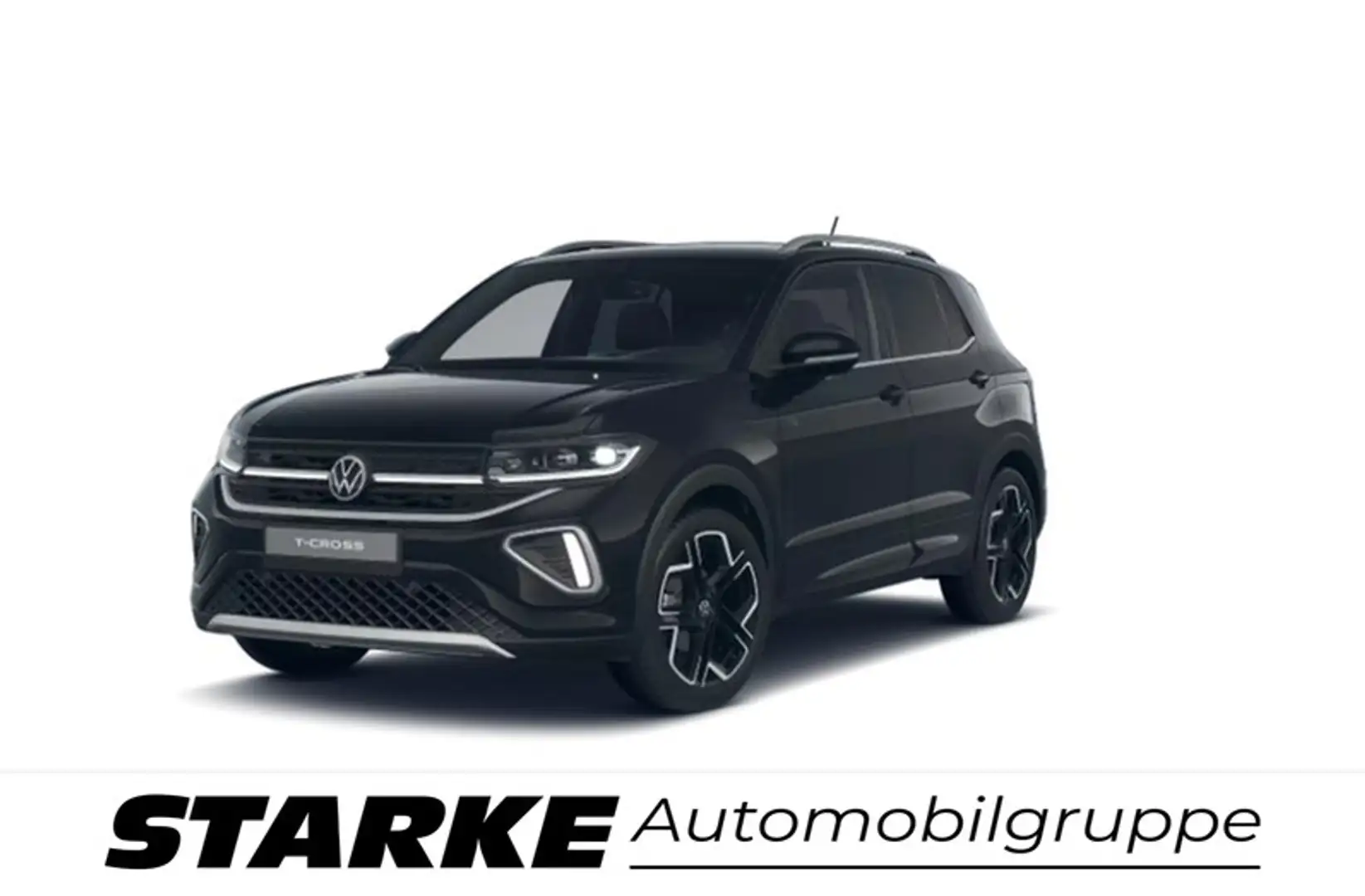 Volkswagen T-Cross 1.5 TSI DSG R-Line Schwarz - 2