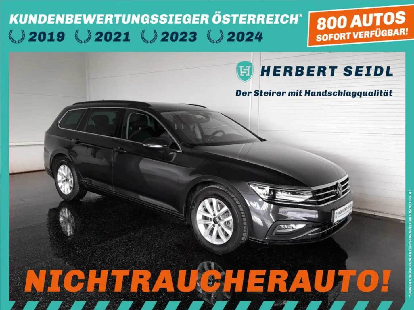 Volkswagen Passat Variant BUSINESS 2,0 TDI DSG *MATRIX-LED / NAVI / AHV & KAMERA / MEMORY & MASSAGE SPORTSITZE / ACC / 3-ZONEN KLIMA* Grau - 1
