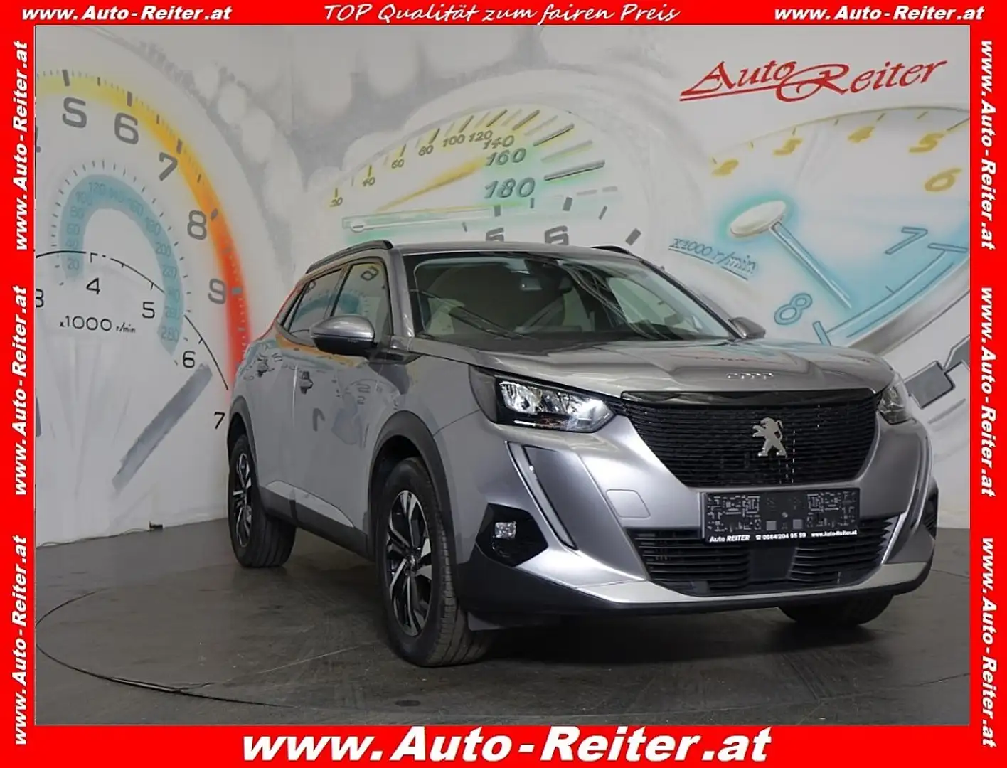 Peugeot 2008 PureTech 130 S&S Allure *LED, NAVI, TEMPOMAT, R... Grau - 1