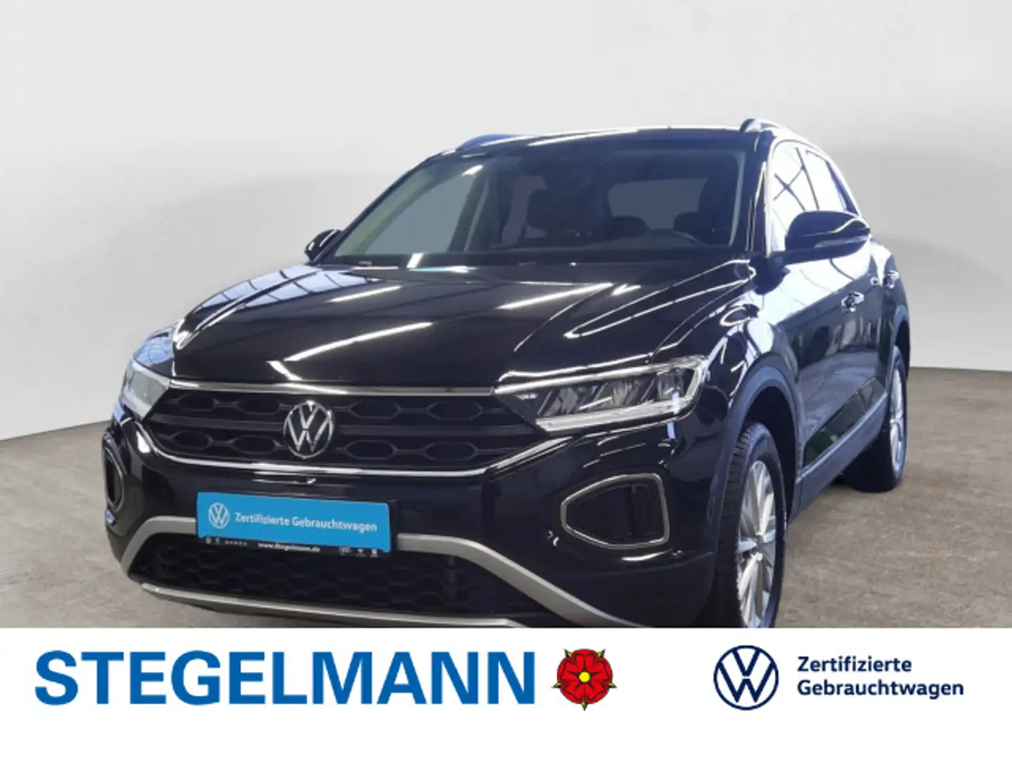 Volkswagen T-Roc 1.0 TSI Life *LED*App-Connect*Sitzheizung* Zwart - 1