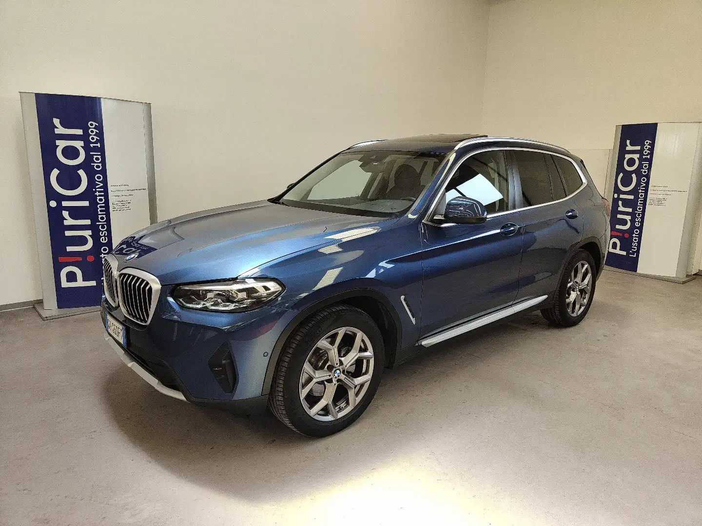 BMW X3 xDrive20d 48V auto Tetto Pelle Navi Cerchi 19” Blu/Azzurro - 1