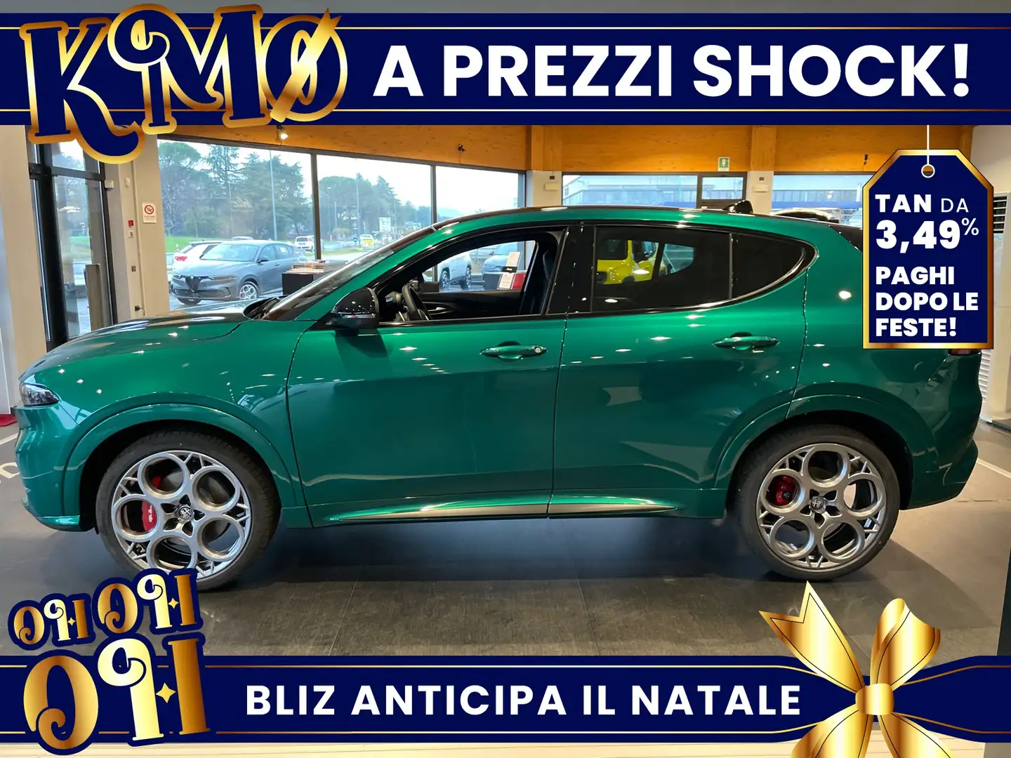 Alfa Romeo Tonale Alfa romeo  1.5 hybrid tributo italiano 160c Verde - 2