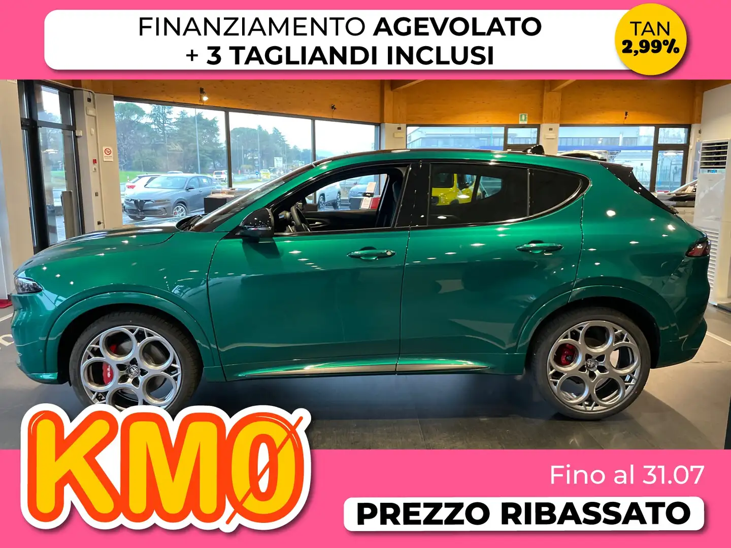 Alfa Romeo Tonale Alfa romeo  1.5 hybrid tributo italiano 160c Verde - 2