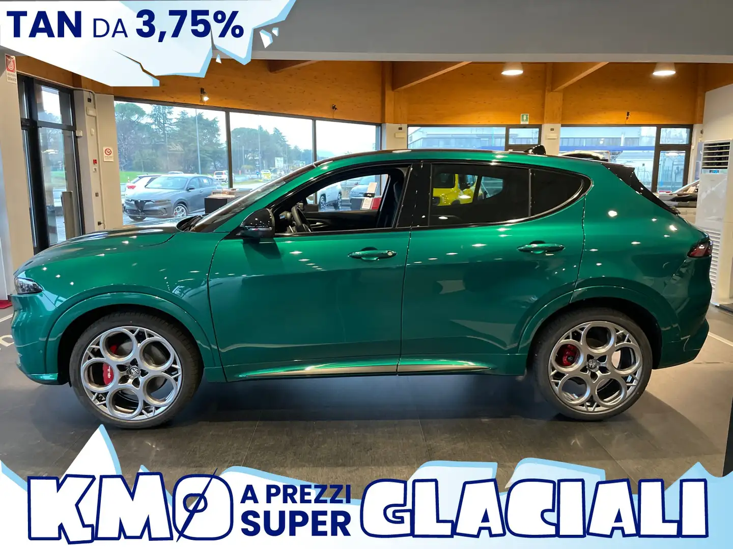 Alfa Romeo Tonale Alfa romeo  1.5 hybrid tributo italiano 160c Verde - 2