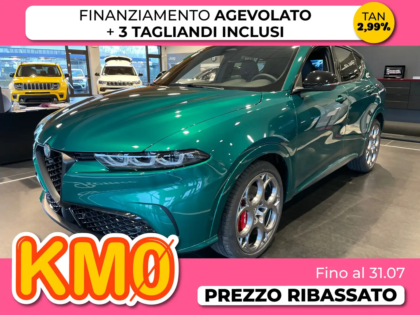 Alfa Romeo Tonale Alfa romeo  1.5 hybrid tributo italiano 160c Verde - 1