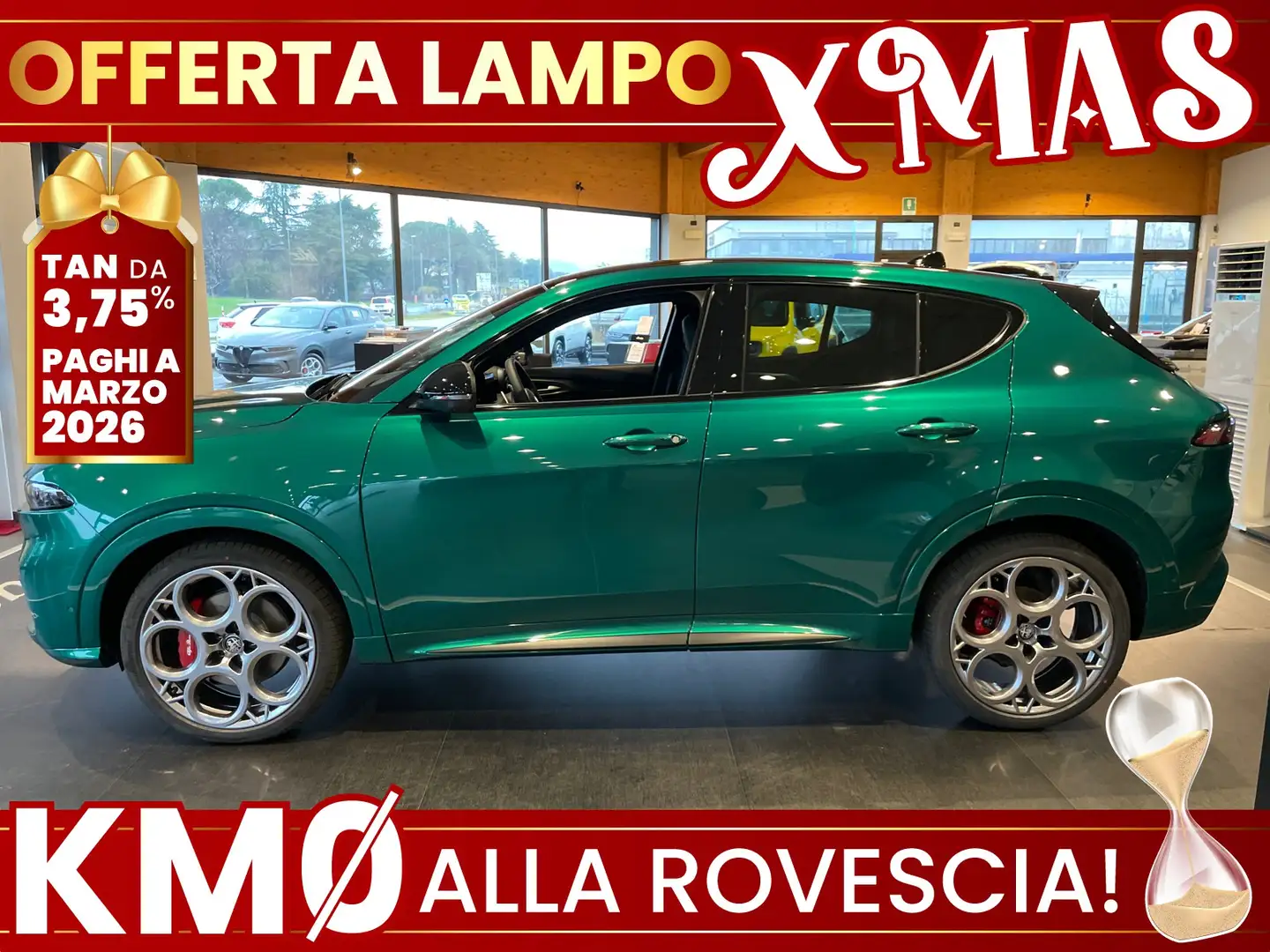 Alfa Romeo Tonale Alfa romeo 1.5 hybrid tributo italiano 160c Verde - 2