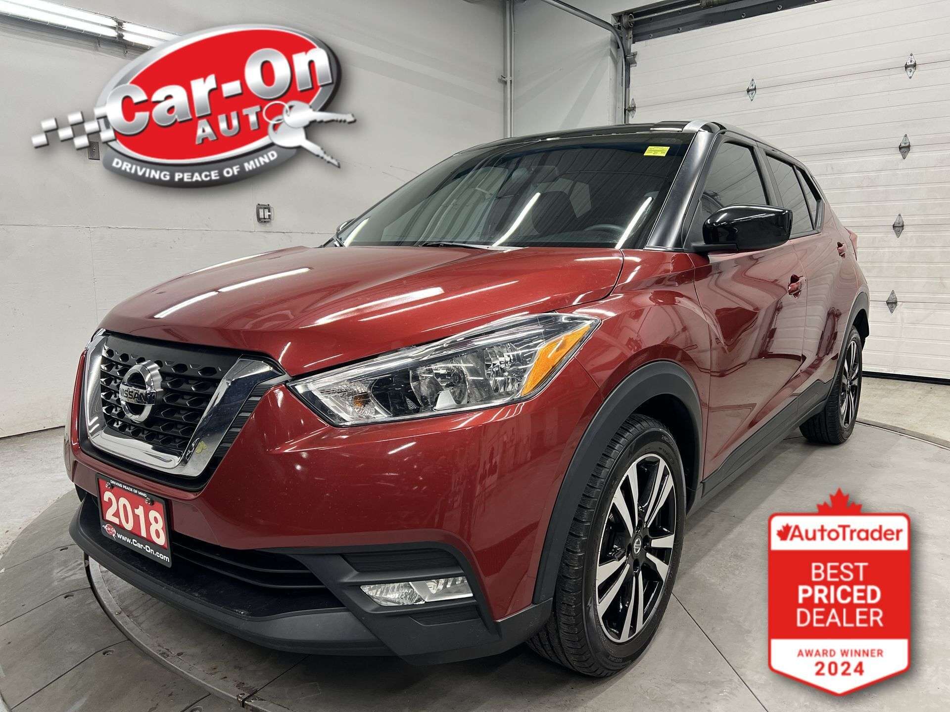 Red 2018 Nissan Kicks SV FWD SUV / Crossover Front-Wheel Drive Automatic