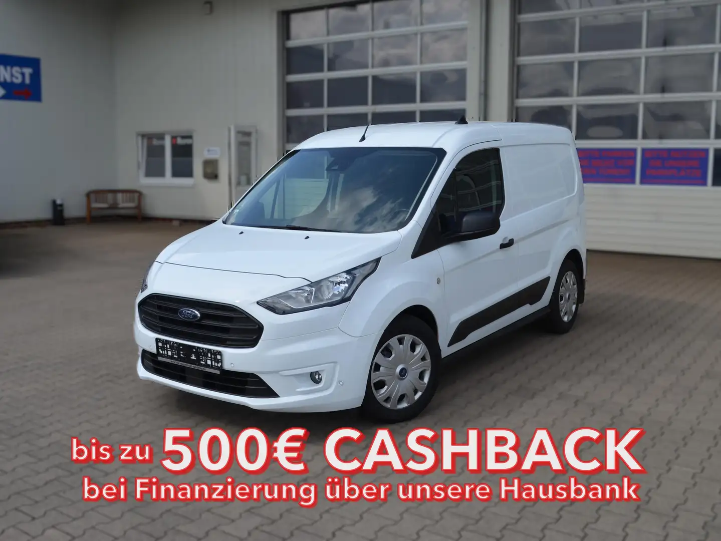 Ford Transit Connect 1.HAND L1 LKW/KLIMA/TEMPOMAT/SHZ/MULTI/PDC vo+hi Weiß - 1