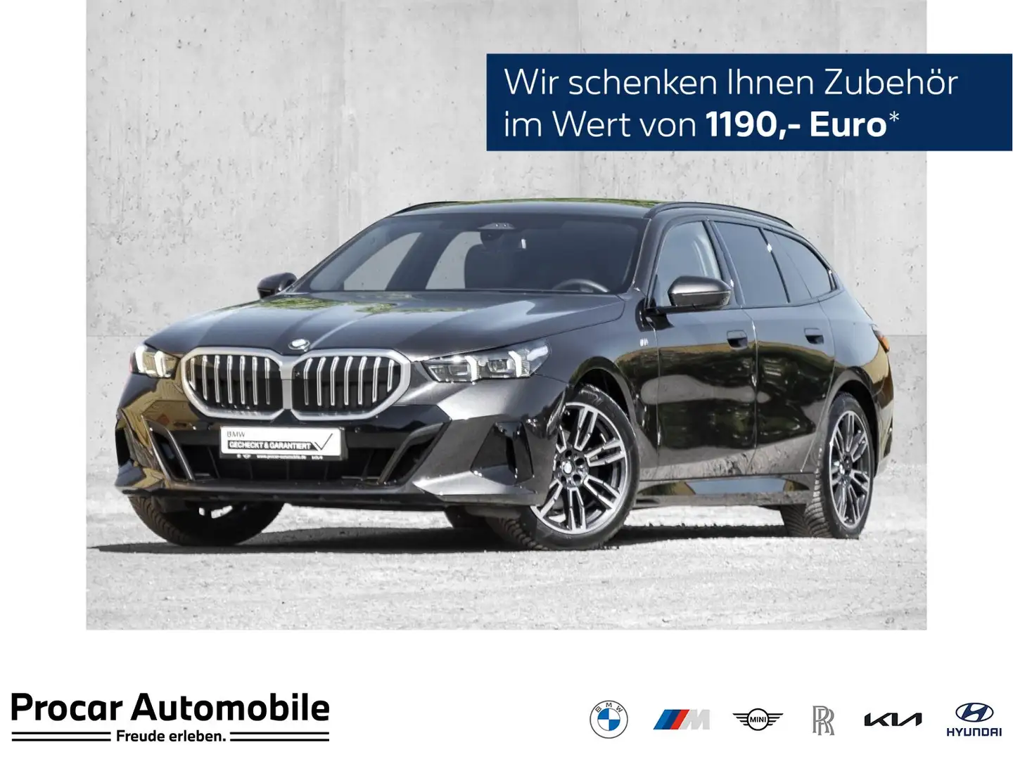 BMW 520 d H/K+PANO+DA+DA PLUS+STANDHZG+360° Grigio - 1
