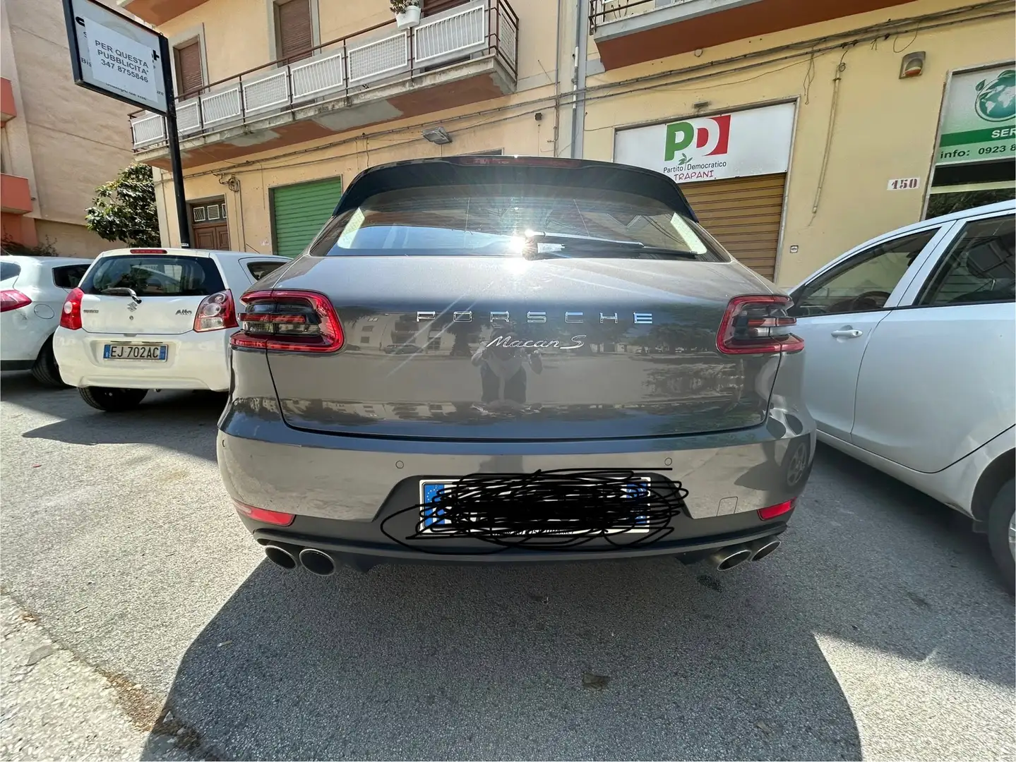 Porsche Macan Macan S 3000 diesel 250 cv Gris - 2