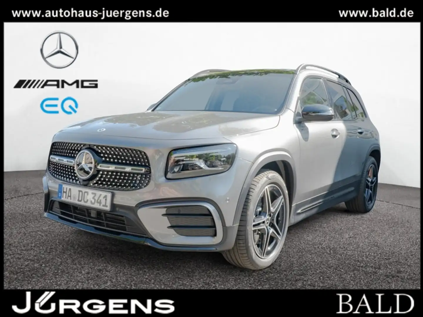 Mercedes-Benz GLB 220 d 4M AMG-Sport/360/Pano/Burm/AHK/7Sitze Grau - 1
