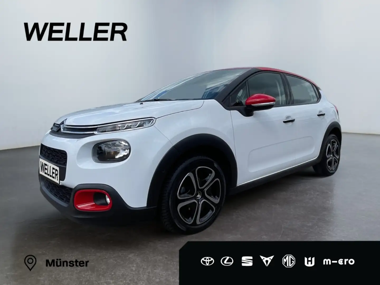 Citroen C3 Pure Tech 83 SHINE *Navi*CAM*TWA*PDC-hi.* Weiß - 1