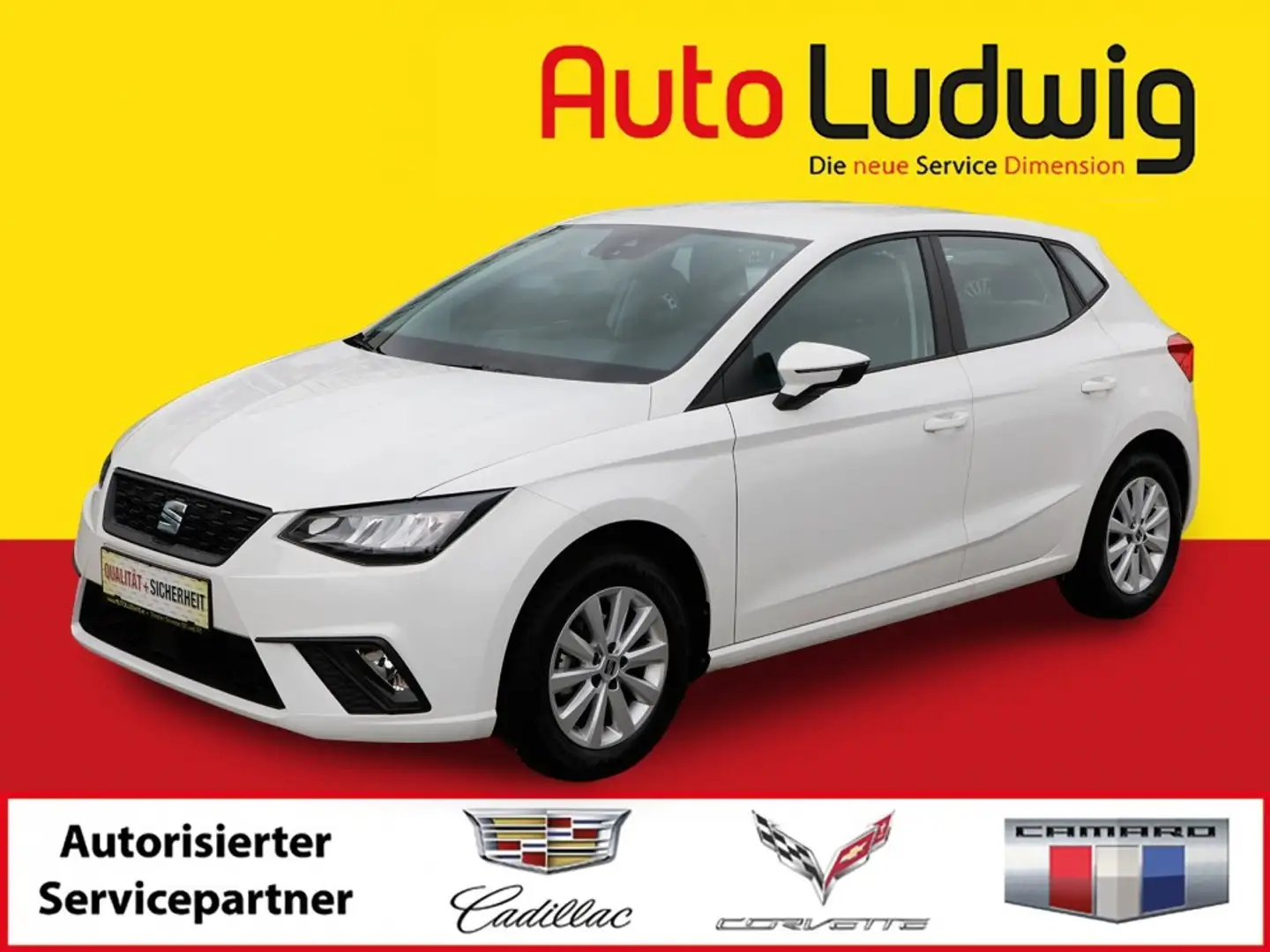SEAT Ibiza 1,0 TSI Reference*VIRTUAL COCKPIT*LED*PDC*SHZ*T... Blanc - 1