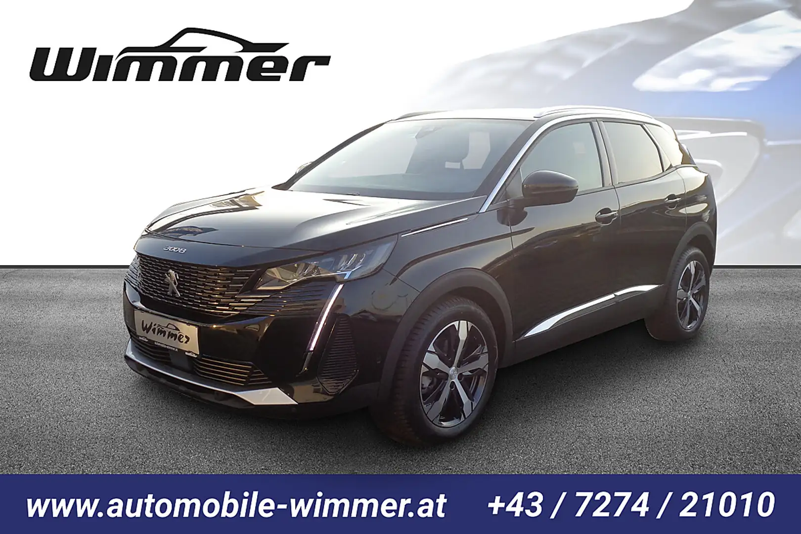 Peugeot 3008 BlueHDi 130 S&S EAT8 Allure Pack Schwarz - 1