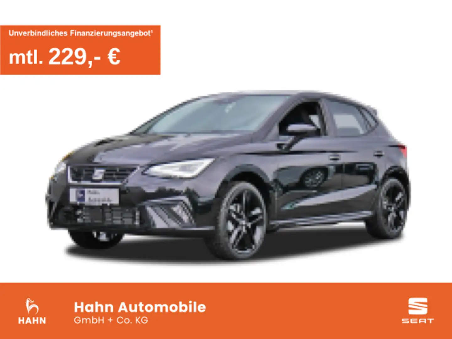 SEAT Ibiza FR Black Edition 1.0TSI DSG 116PS PDC SHZ Schwarz - 1