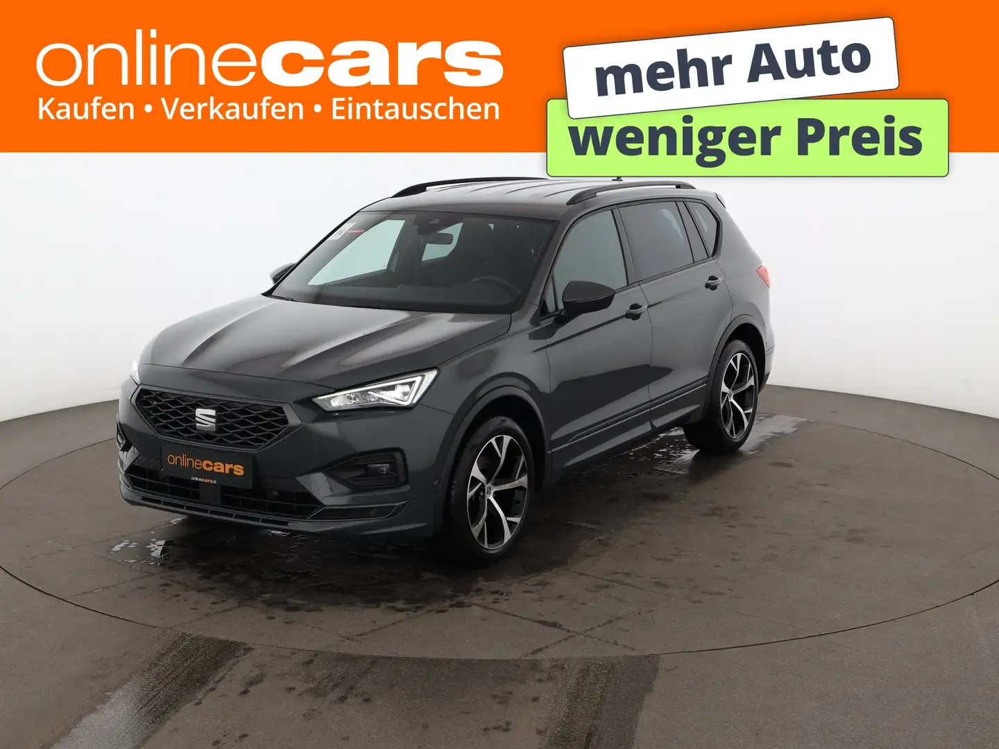 SEAT Tarraco 2.0 TDI FR Aut LED RADAR R-CAM ASSIST NAV Grau - 1